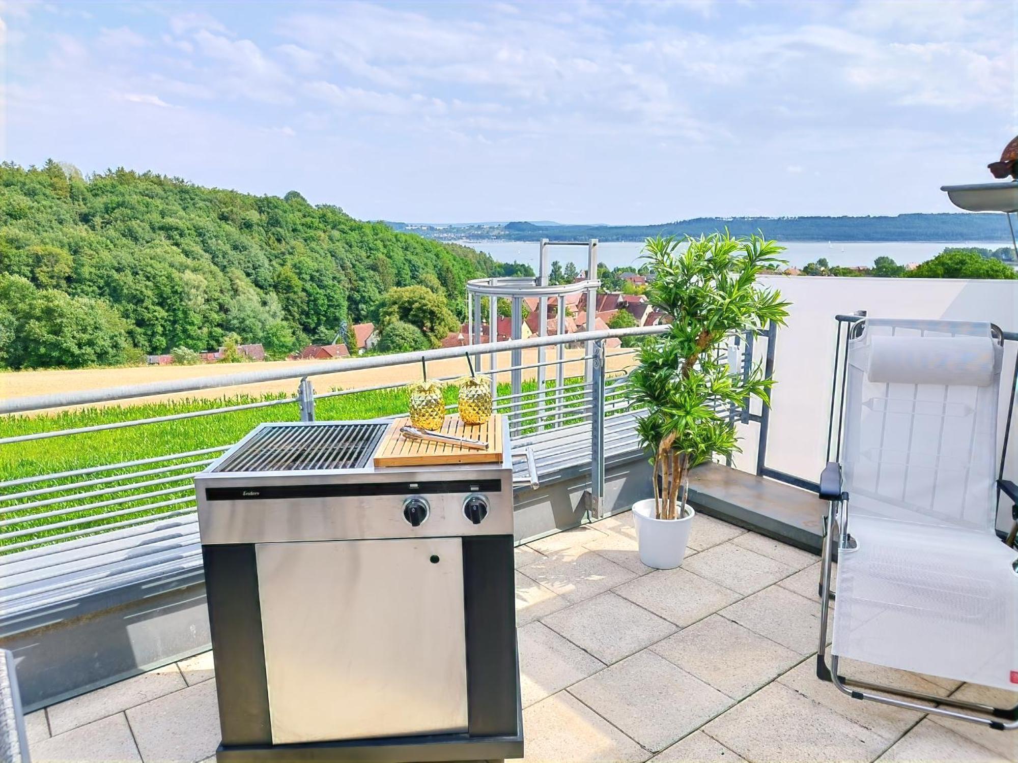 Seeblickapartment Fuer Bis Zu 12, Nuernberg & Schwabach In 30-35 Minuten Zu Erreichen, Sauna, Arbeitsplatz, Dachterrasse & Grill Spalt Eksteriør billede