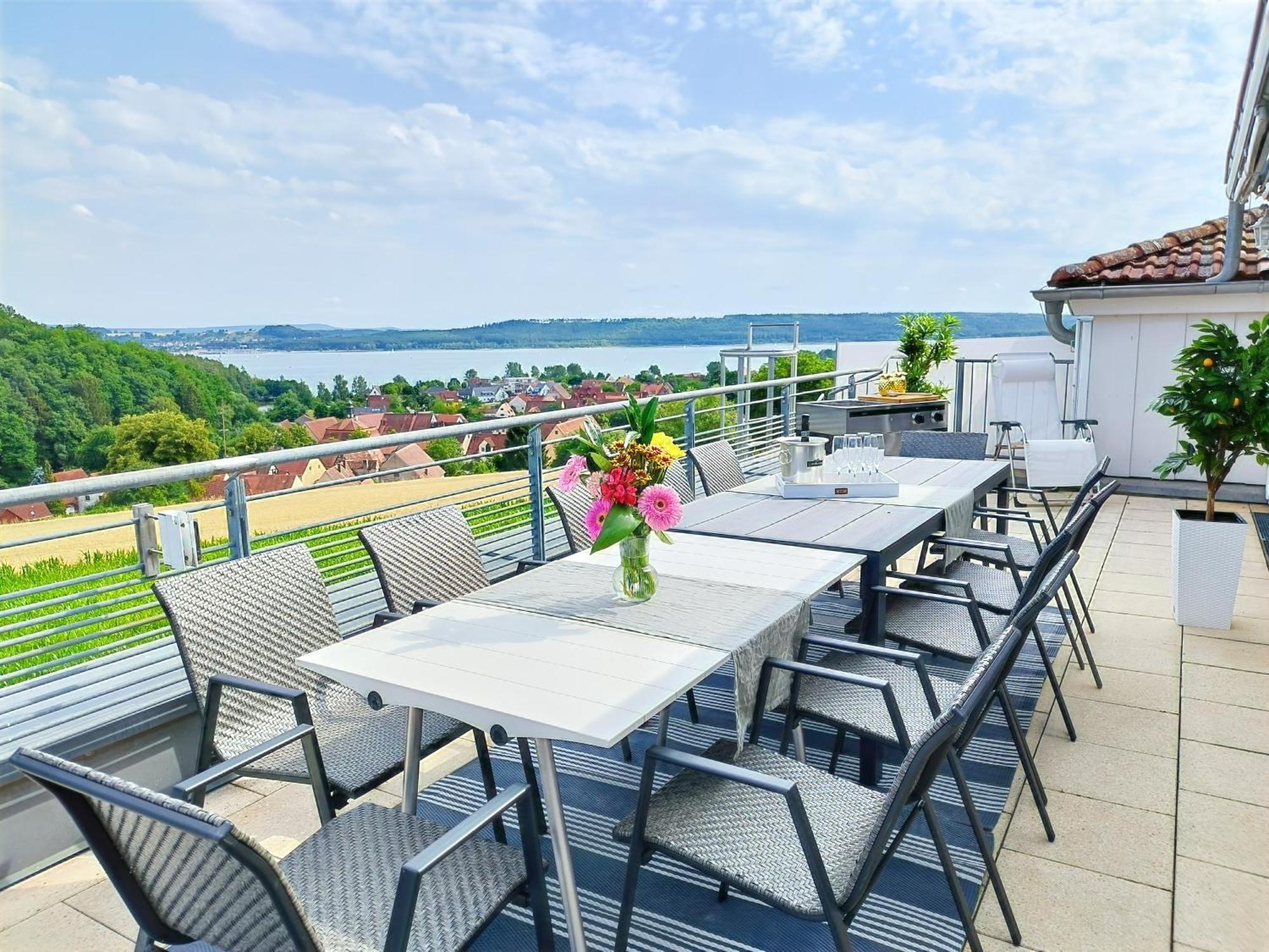 Seeblickapartment Fuer Bis Zu 12, Nuernberg & Schwabach In 30-35 Minuten Zu Erreichen, Sauna, Arbeitsplatz, Dachterrasse & Grill Spalt Eksteriør billede